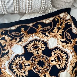 Black & Gold Designed Scarf